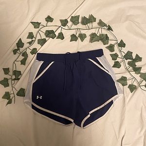 Blue Under Armour Womens Shorts